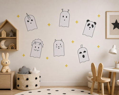 Ghost decal characters detail