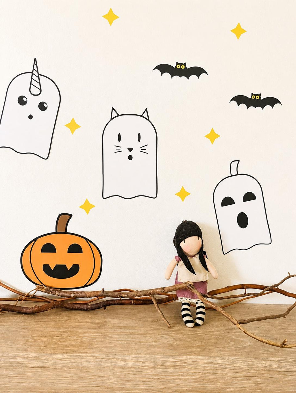 Halloween decal sheet layout