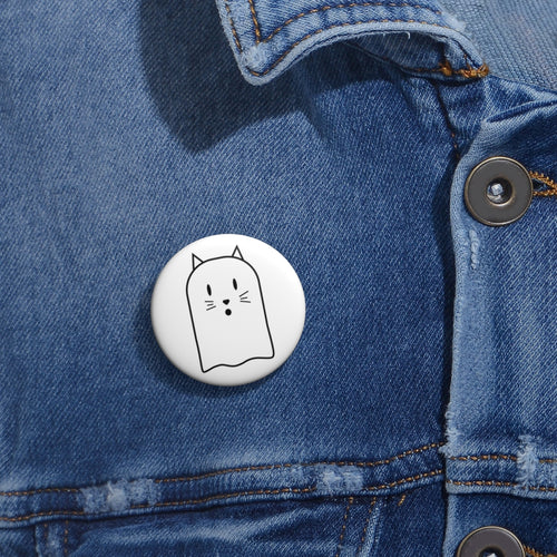 Ghost cat pin detail