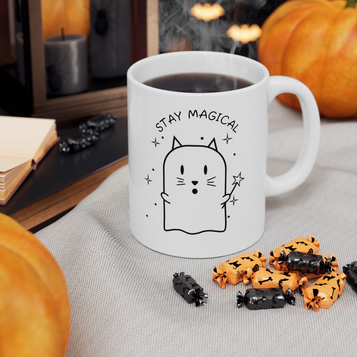 Cat mug detail